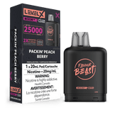 Level X Flavour Beast Boost Pod - Packin' Peach Berry available on Canada online vape shop